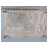 Julius Bien Litho Map Plate LIX Civil War