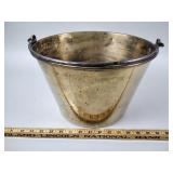 Vintage brass berry/pot bucket copper rivets, iron