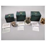 Harmony Kingdom figures (x3)