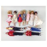 Group of Vintage Barbies