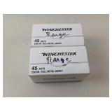 Winchester 45ACP Brass FMJ 230gr, 100 rnds/box 2 b