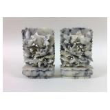 Pair of Chinese Soapstone Bookends