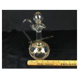 Victorian Gilt Enameled Glass Cruet