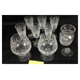 Waterford Crystal Stemware & Jam Jar