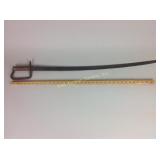 Saber, rough edges, no markings