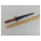Dagger, 19th century, wood handle, no markings