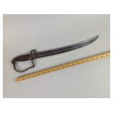 Sword, wood / metal handle, no markings