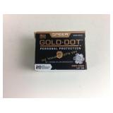 Gold Dot 9mm Brass GDHP 147 Grain, 20 rnds/box 1 b