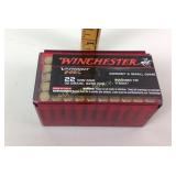 Winchester HV 22WMR, Brass JHP, Grain 30, 50rnds