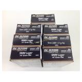 Blazer 9mm Brass FMJ 147 Grain, 50 rnds/box 7 boxe