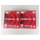 Federal 9 mm Alum FMJ RN 115 Grain, 200 rnds/box 2