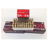 Federal, 357 mag, Brass, JSP, gr158, 50rnds/box, 3