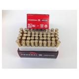 Federal, 357 mag, Brass, JSP, gr158, 50rnds/box, 2