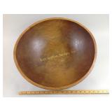 Wooden Dough bowl 19" diameter