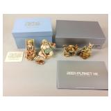 Harmony Kingdom figure sets (x2)