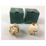 Harmony Kingdom Roly Poly figures (x2)