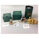 Harmony Kingdom figures (x3)