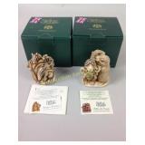 Harmony Kingdom figures (x2)