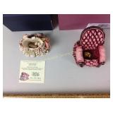 Harmony Kingdom Clair de Lune and Blue Box figures