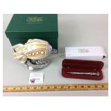 Harmony Kingdom figure and pen