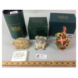 Harmony Kingdom figures (x3)