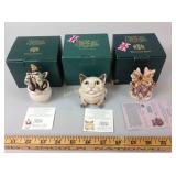 Harmony Kingdom figures (x3)