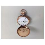 Gold Filled Pocket Watch Case, Chain & Elgin
