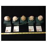 5 Harmony Kingdom Roly Poly Figures