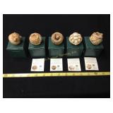 5 Harmony Kingdom Roly Poly Figures