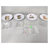 Holly Hobbies collector plates, candy dishes