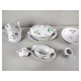 Limoges china rose pattern replacement pieces