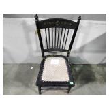 Painted wooden chair