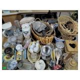 Baskets, kitchen utensils, serving tray, apple