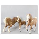 Horses, (3) , plastic