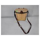 Longaberger basket with strap approximately 9.5