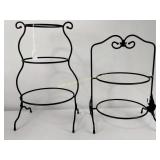 Longaberger mixing bowl stands, three tier, two