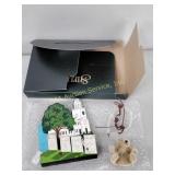 Lenox Old Church on the Hill, small teddy bear,