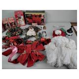 Christmas items incl nativity incomplete,