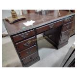 Knee hole desk 47 x 24 x 30, scratches