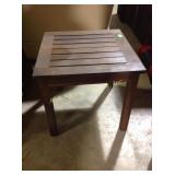 Patio side table,  18 x 18 x 16