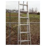 Aluminum extension ladder 16