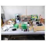 Bird feeders, switch plates, screws, paint