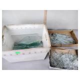 Glass pieces for crafts projects, assortment