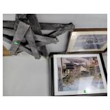 Wooden handmade Stars, framed pictures one of