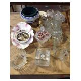 Butter dish, candle holders, Spooner, small