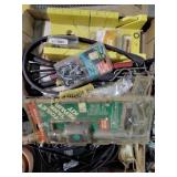 Tools, hammer, wrench, ball hitch, powder horn,