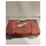 Milwaukee case, empty red hardshell case for