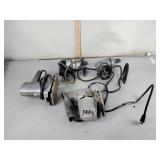 Tools, electric drills, jigsaw, sander, shop mate