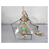 Light fixture, hanging, proximately 17" x 17"