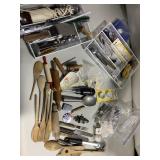 Vintage kitchen accessories knives forks ice